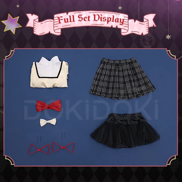 DokiDoki-SR Anime Cosplay Costume Girls School Uniform - Style A / S-Order Processing Time Refer to Description Page
