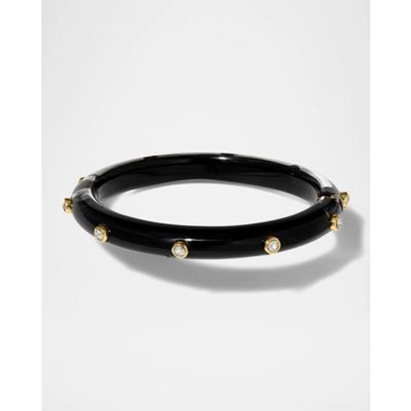 Crystal Studded Hinge Bracelet