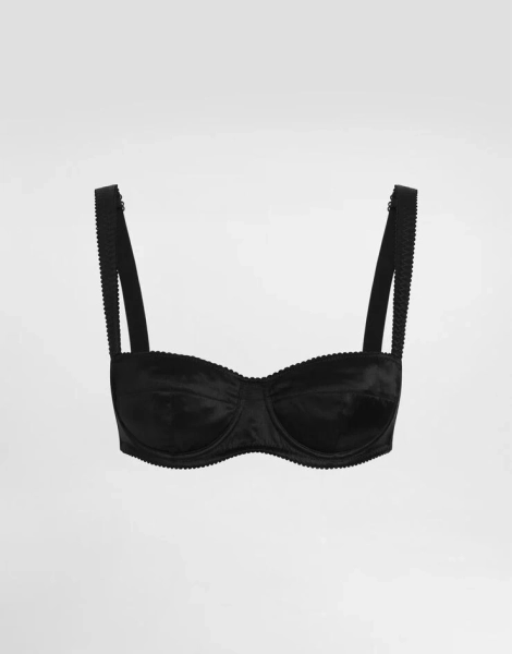 Soutien-gorge balconnet en satin