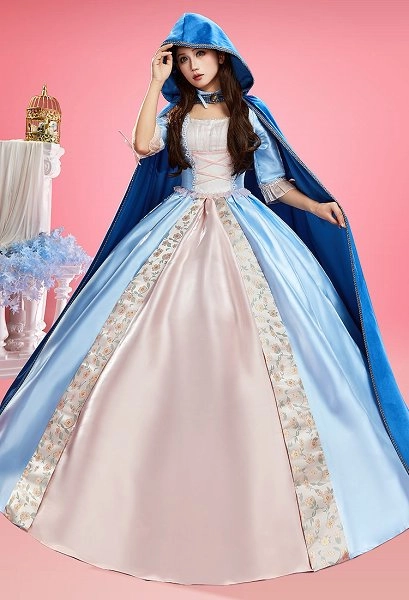 The Princess and the Pauper Anneliese Cosplay Cloak Hooded Cape