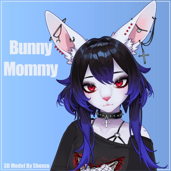 Bunny Mommy VRChat 3D Model! +NSFW Version!!! +ARKit Face Tracking (Updated 10/04/2026) by Shonzo on Jinxxy