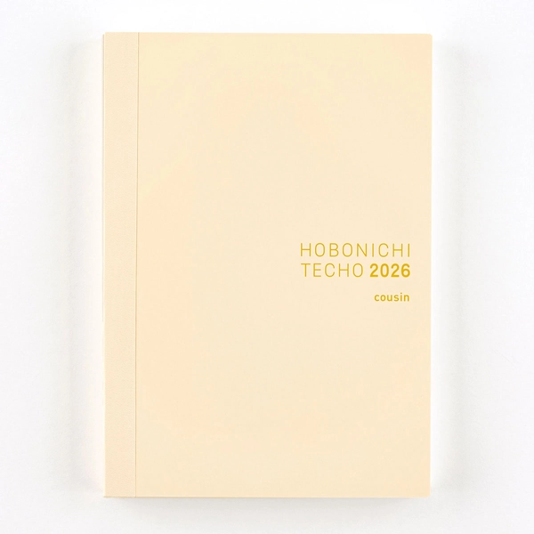 Hobonichi Techo 2026 English Cousin Book (January Start) A5 Size / Daily / Jan start / Mon start - Techo Lineup - Hobonichi Techo 2026