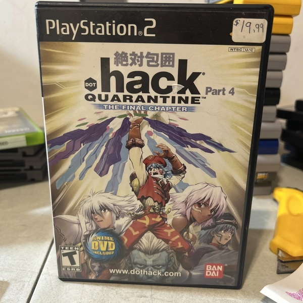 DOT .Hack Quarantine Part 4 The Final Chapter PS2  Game & Box