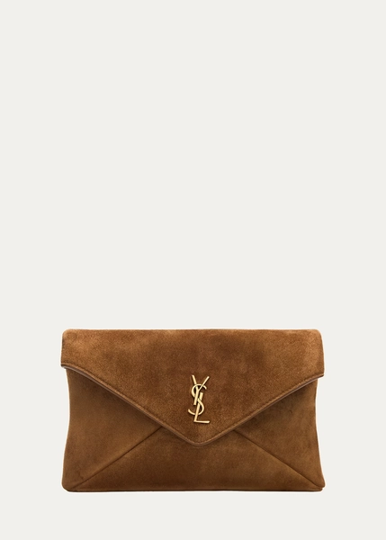 YSL Envelope Bag on Chain in Suede