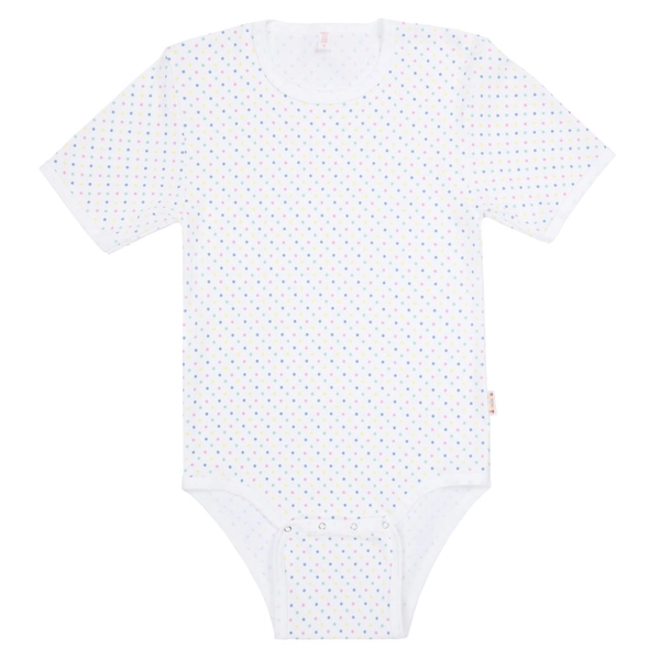 Kinderbody mit kurzen Ärmeln - Schritt knöpfbar - Funny Triangle
