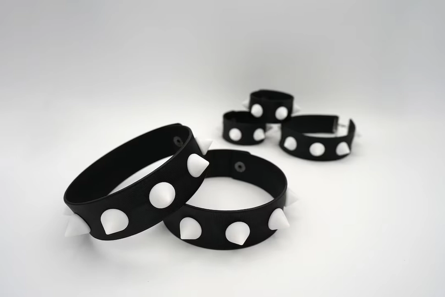 Bulky Spiked Choker