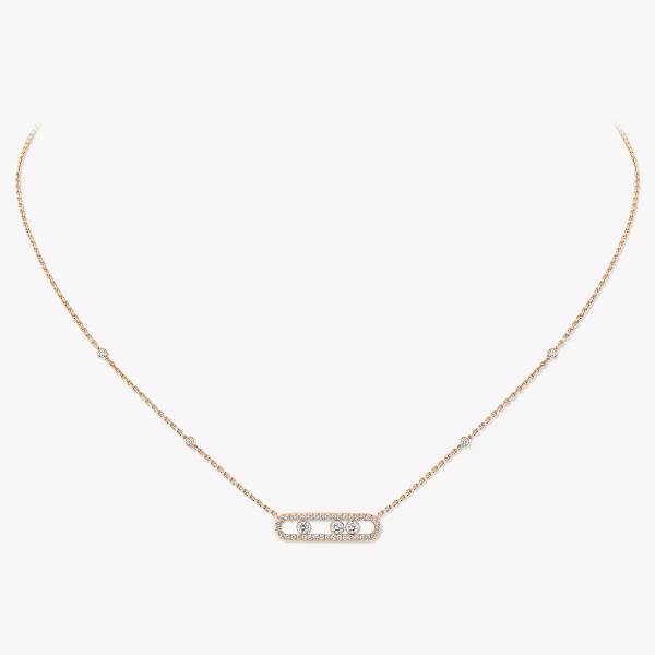 Move Classique pavé necklace, small model