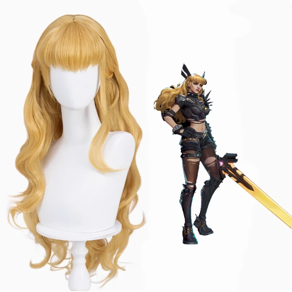 Marvel Rivals Illyana Rasputine Magik Cosplay Blonde Wig