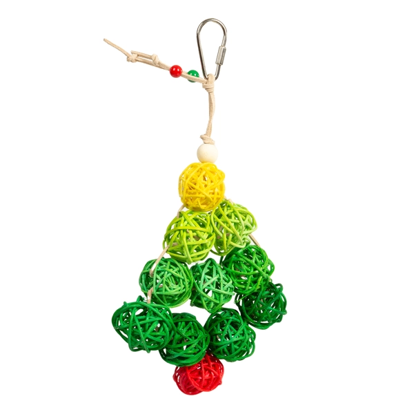 HappyBird - natürliches Knabberspielzeug für Papageien und Sittiche