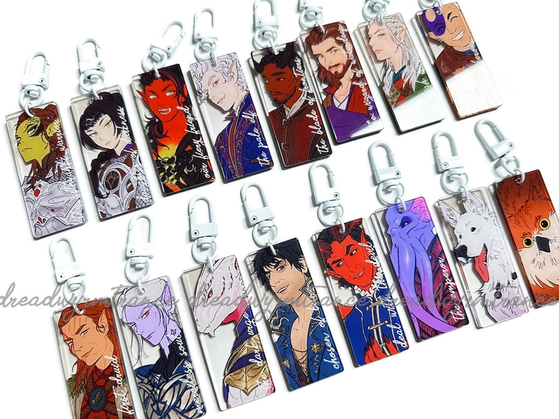 Lae'zel Baldur's Gate Portrait Keychains - Etsy