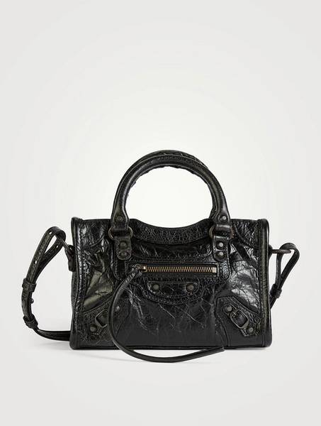 Nano Le City Leather Satchel