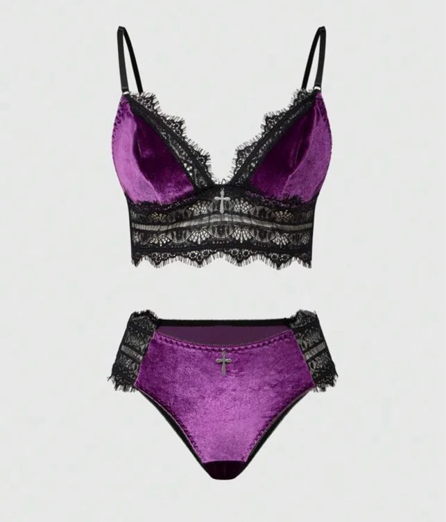 Lingerie purple 