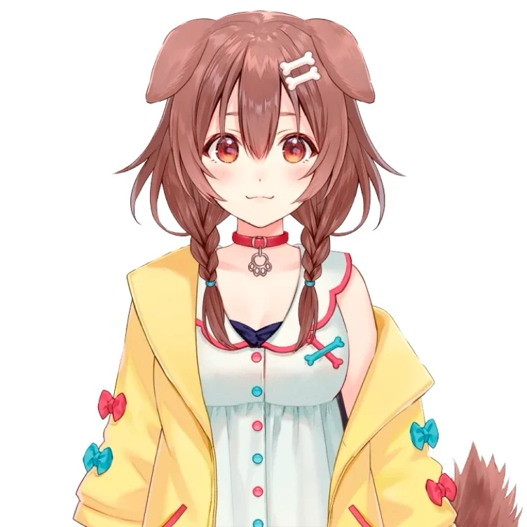 korone wig, ears, clips 🦴🐾