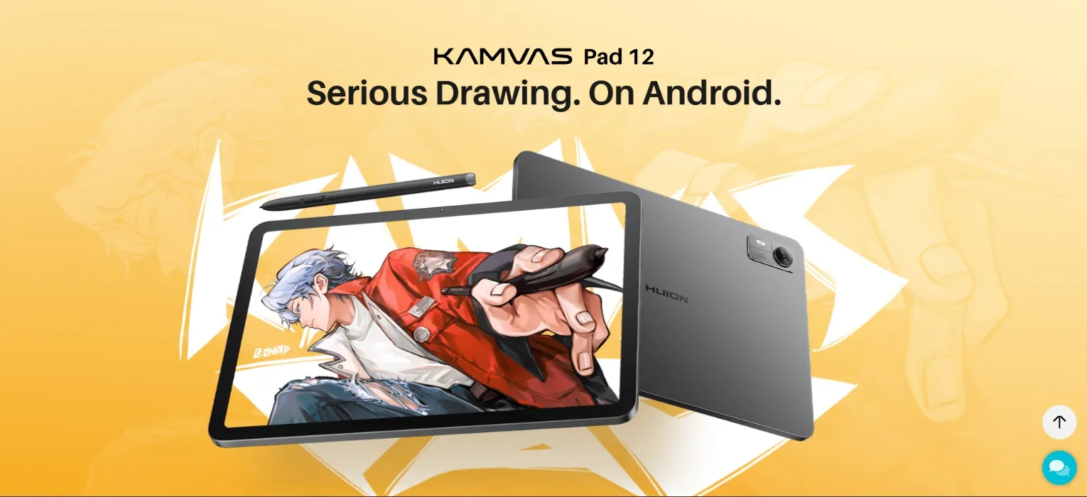 Kamvas Pad 12 HUION Portable Android Tablet