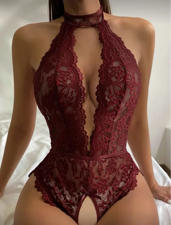 Red Sexy Bodysuit
