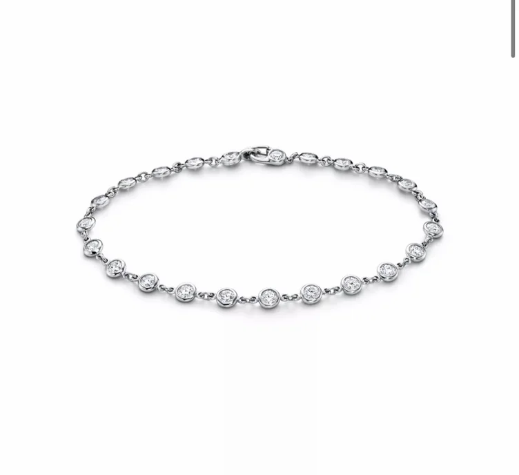 Elsa Peretti® Diamonds by the Yard® Bracelet in Platinum