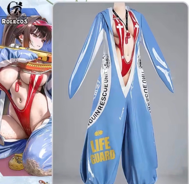 【Nekocos】Game Cosplay Marciana: Marine Study Cosplay Costume | Custom-Tailor - Full Set+Wig / L