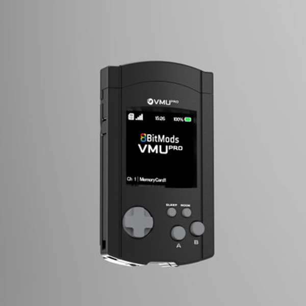 VMUPro Handheld & Visual Memory Card for Dreamcast (Solid Black)