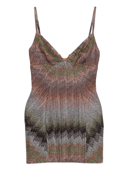 Missoni sleeveless chevron-pattern mini dress | 36