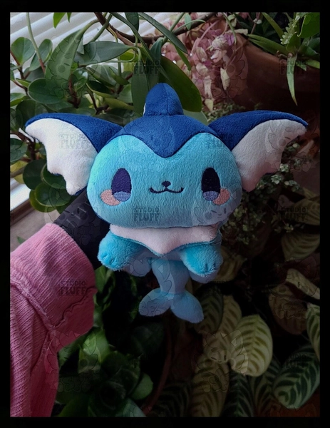 Chibi Water Fox Weighted Plushie Handmade - Etsy