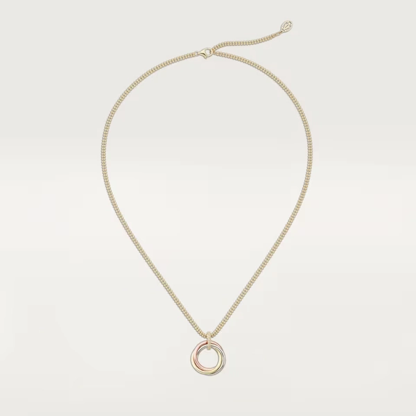 Trinity pendant, medium model, diamonds
