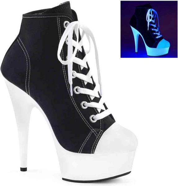 EU 41,5 = US 11 | DELIGHT-600SK-02 | 6 Heel, 1 3/4 PF Sneaker, Side Zip