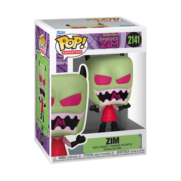 FUNKO POP INVADER ZIM ZIM 2141 NOVO ORIGINAL | Shopee Brasil