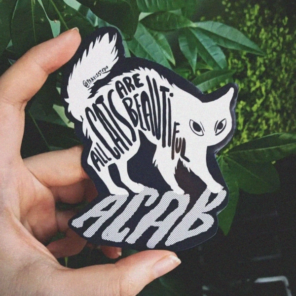 All Cats Are Beautiful Sticker Leftist - Etsy Canada