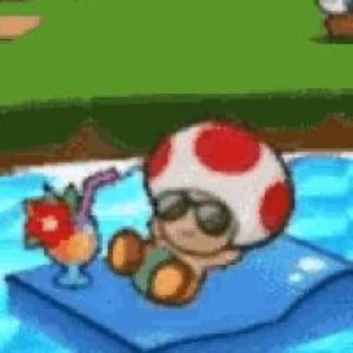 TOAD RELAXING ON THE LAKE #CUTE RAAAWWWRRR ^_−☆
