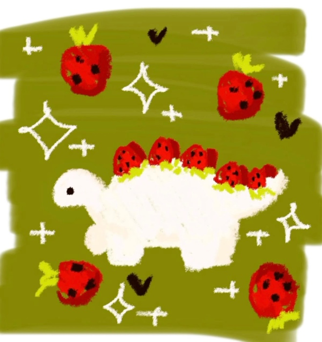 FIFTEEN STRAWBEE ALBI DINO 🍓🍰✨