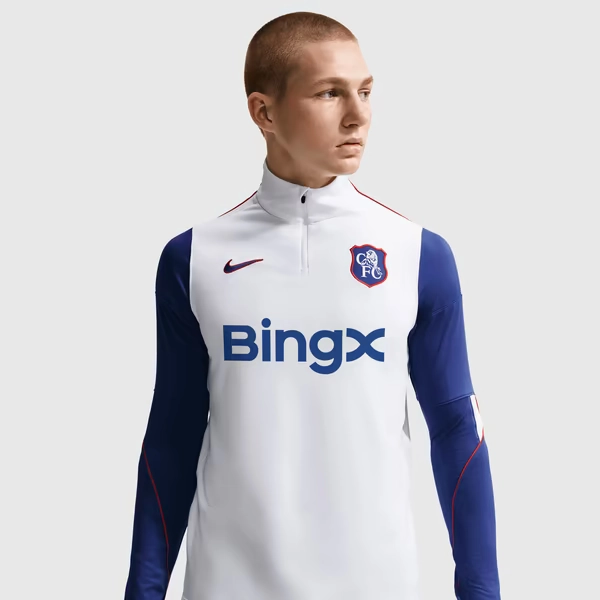 Chelsea Nike Strike Training Drill Top - White