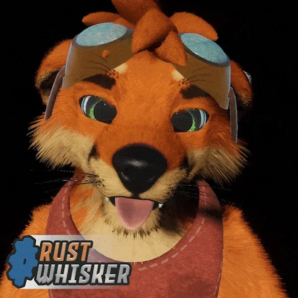RustWhisker - VRC Avatar (1.3 - Face Tracking) by ArchieFox_ on Jinxxy