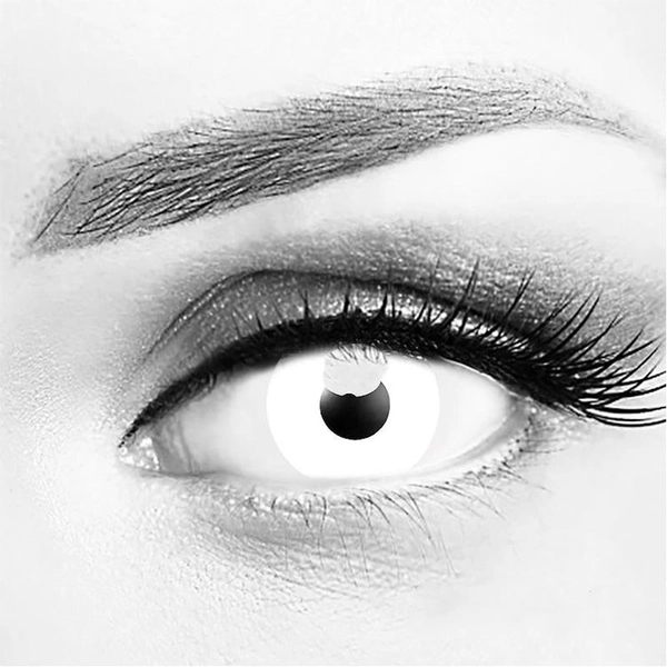 White Out Demon Zombie Crazy Contacts