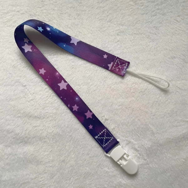Starry Adult Pacifier Clip