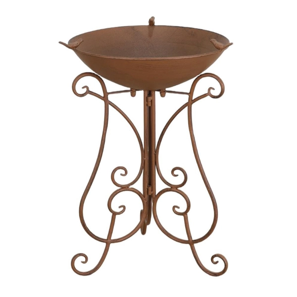 Omniel Steel Bird Bath & Feeder