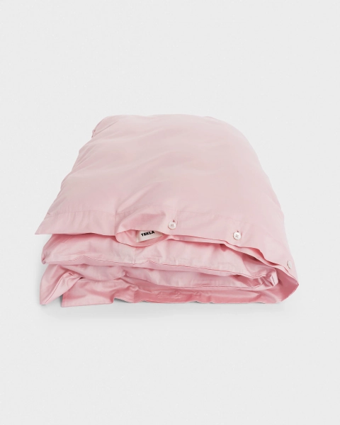 Tekla Fabrics Sateen duvet cover - Blushing Pink