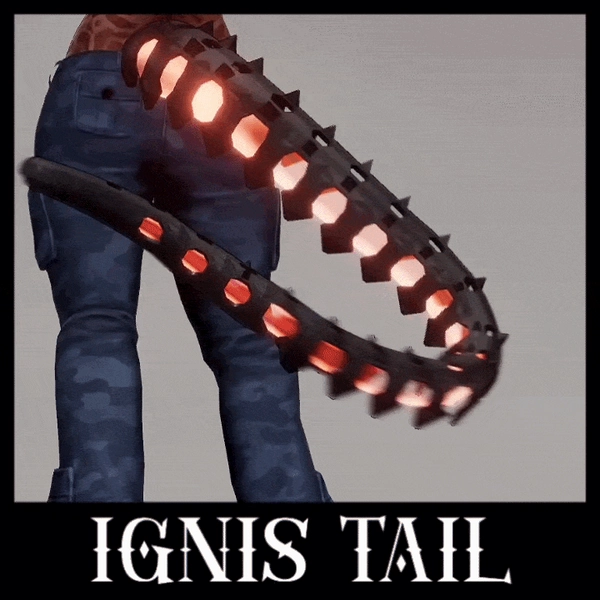 Ignis Tail - VRChat Armored Furnace / Ghost Tail