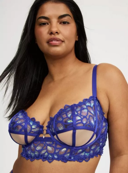 Aphrodite Lace Cutout Underwire Bra