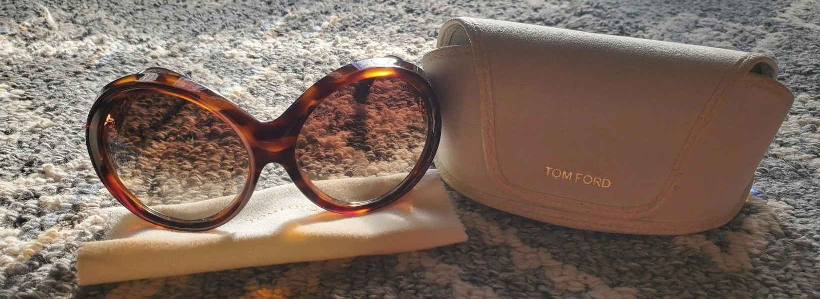 Tom Ford Alessandra TF94 182 65 17 125 Tortuse Brown Sunglasses