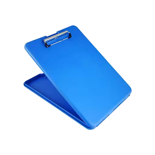 Saunders SlimMate Plastic Storage Clipboard, Letter Size, Blue (00559)