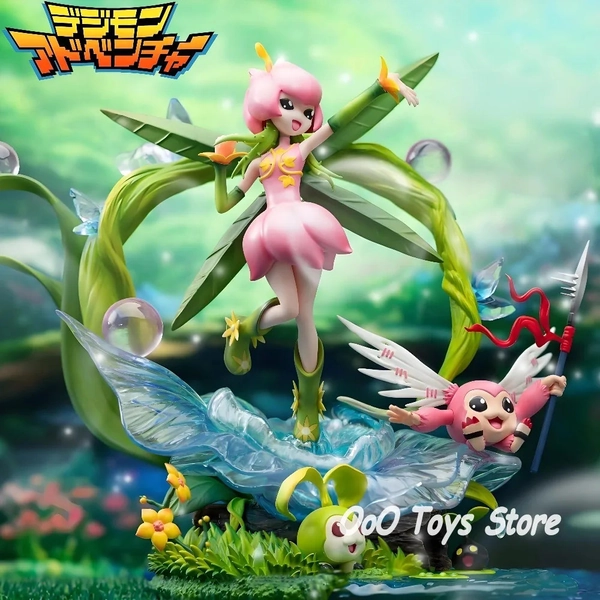 20cm Digimon Adventure Lilimon & Tanemon PVC Figure Collectible Model Toy