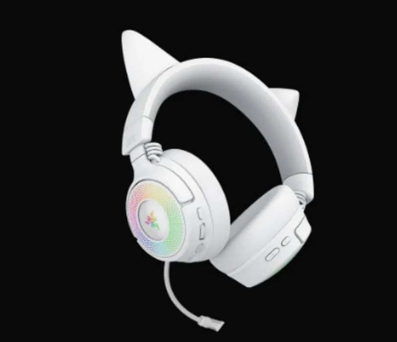 Buy Razer Kraken Kitty V3 Pro - White | Gaming Headsets | Razer.com