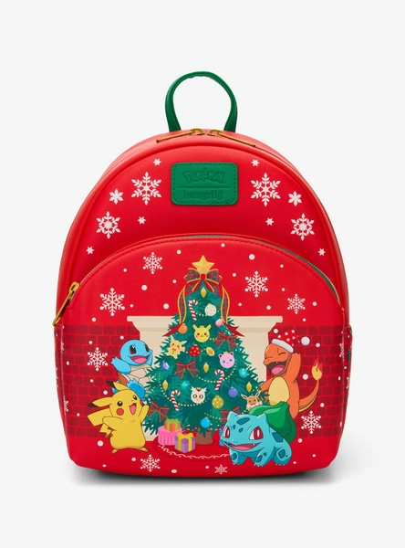 Loungefly Pokémon Christmas Tree Mini Backpack