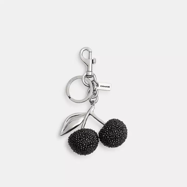 Crystal Cherry Bag Charm