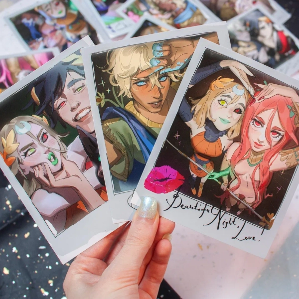 Hades 1&2 God Prints | Glossy Polaroids | Melinoe 14 Selfies With Gods and Goddesses - Etsy
