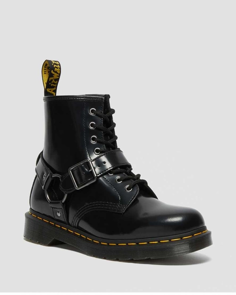 DR MARTENS Boots 1460 Harness en cuir 