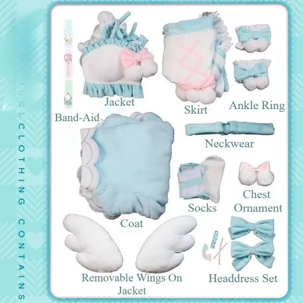 [Wetrose] In Stock Miku and Cinnamoroll Collaboration Full Set Cosplay Costume