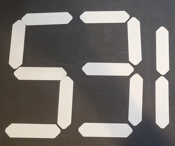 Magnetic Segmented Magnetic Racing Numbers - Etsy