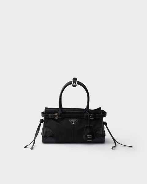 Prada Bonnie small Re-Nylon and leather handbag