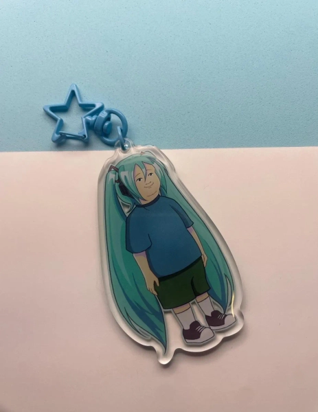 BobbyMiku Keychain